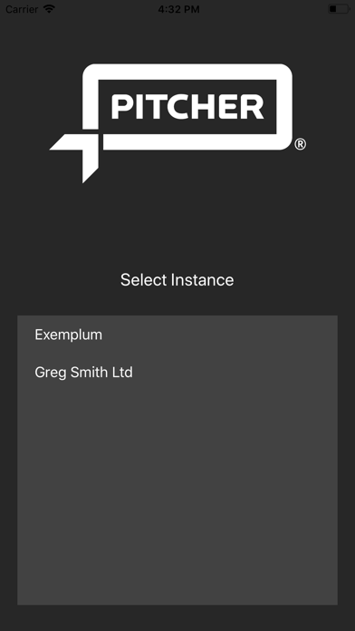 PITCHER Personal Admin screenshot 1