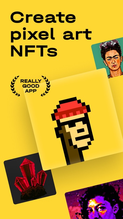 PIX: NFT pixel art from photo screenshot 4