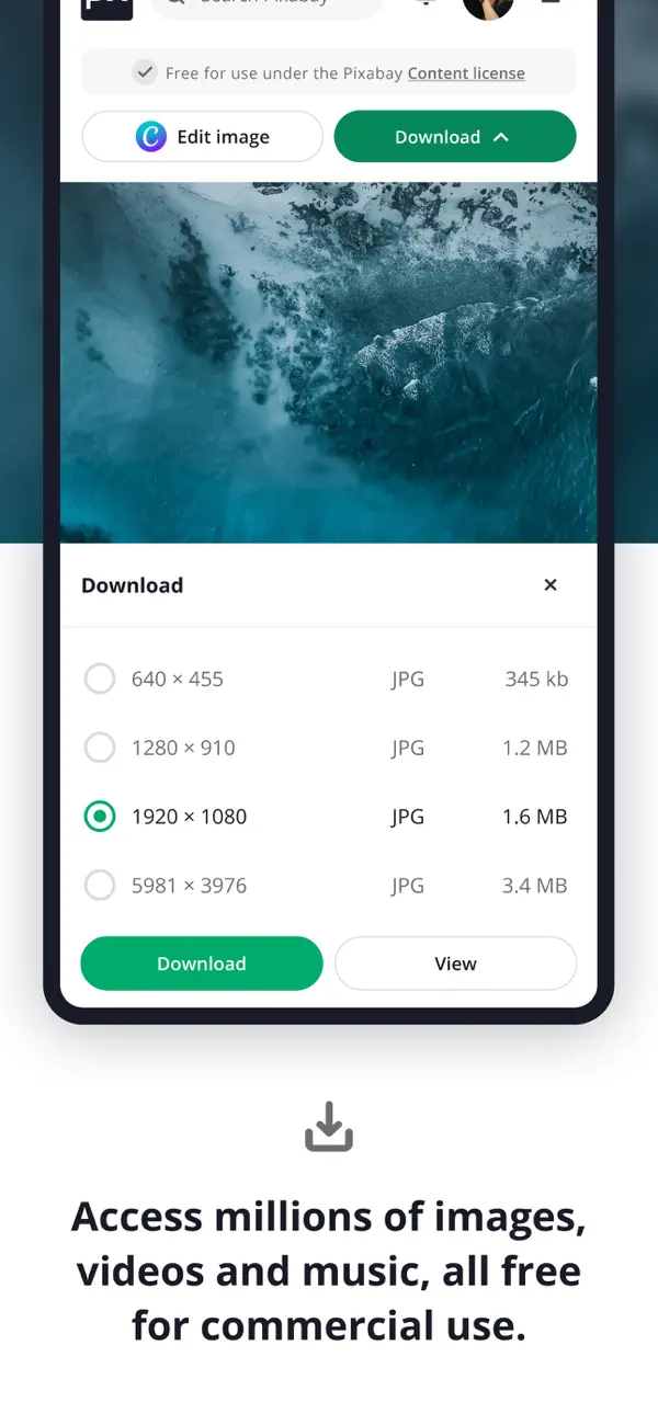 Pixabay screenshot 1