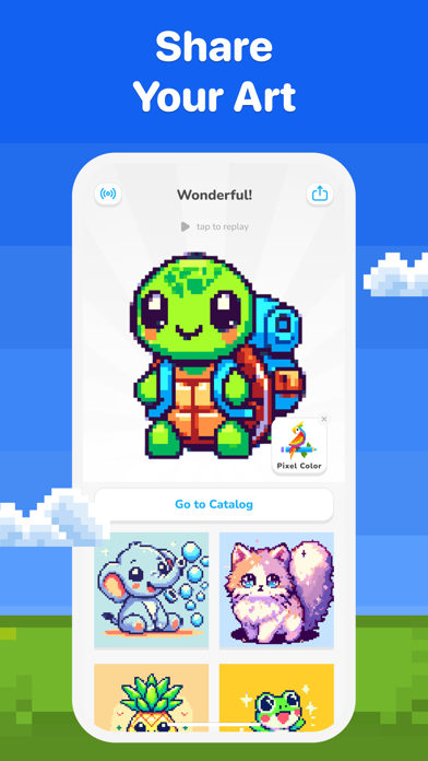 Pixel Color: Paint by Number screenshot 1