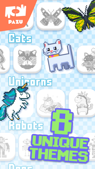 Pixel coloring games for kids screenshot 1