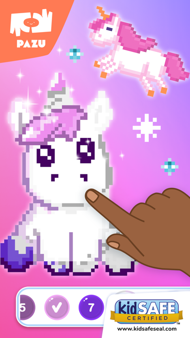 Pixel coloring games for kids screenshot 5