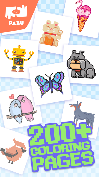 Pixel coloring games for kids screenshot 2
