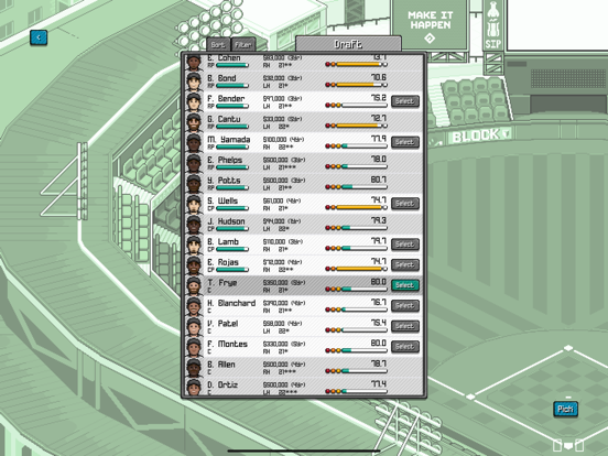 Pixel Pro Baseball screenshot 3