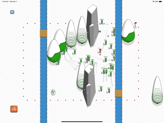 Pixel Pro Snow Fight screenshot 1