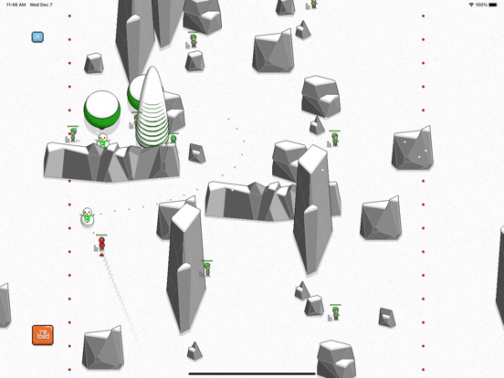 Pixel Pro Snow Fight screenshot 3