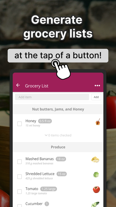 Plan Meals - MealPlanner screenshot 1