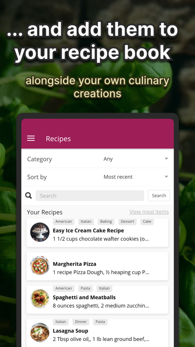 Plan Meals - MealPlanner screenshot 3