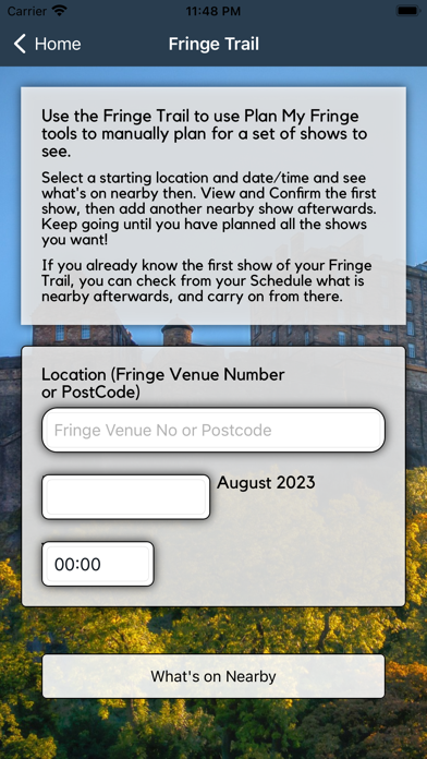Plan My Fringe screenshot 2