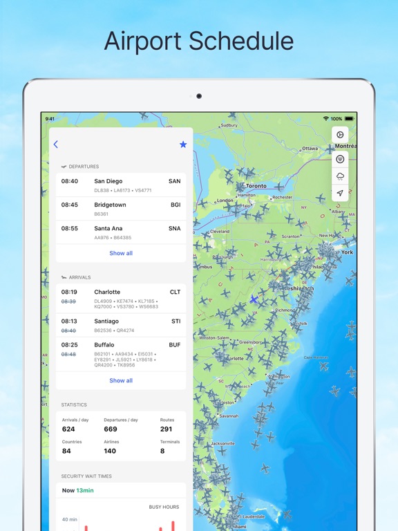 Planes Live - Flight Tracker screenshot 2