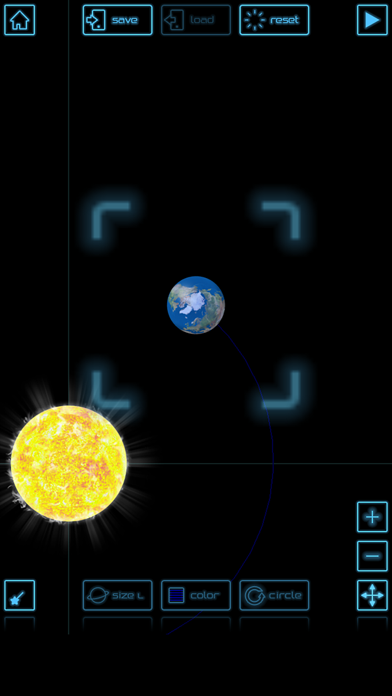 Planet simulation screenshot 4