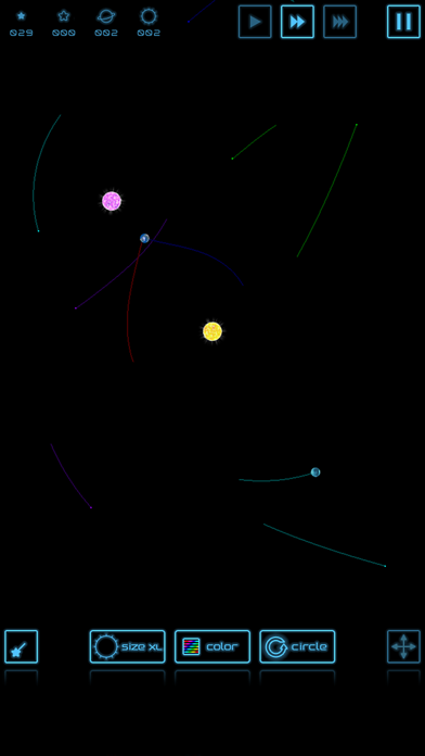 Planet simulation screenshot 5