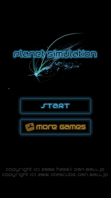Planet simulation screenshot 2