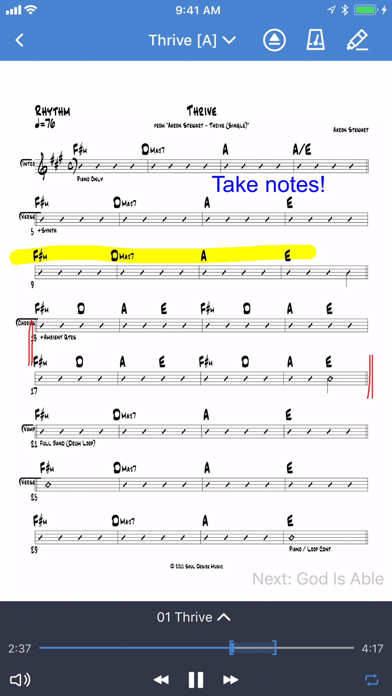 Planning Center Music Stand screenshot 3