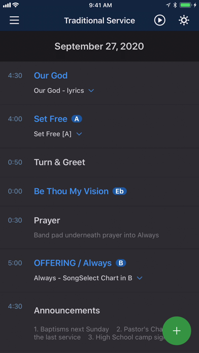 Planning Center Music Stand screenshot 4