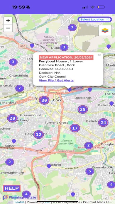 PlanningAlerts.ie screenshot 1