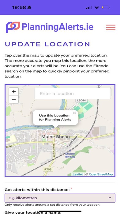 PlanningAlerts.ie screenshot 3