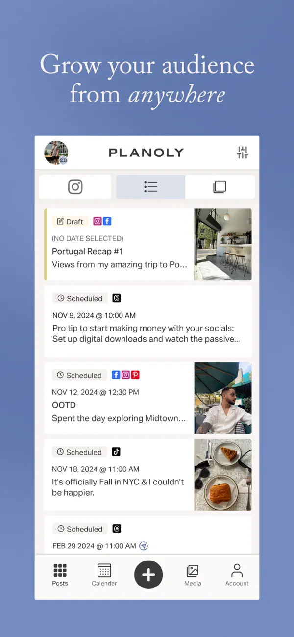 Planoly: Social Media Planner screenshot 5
