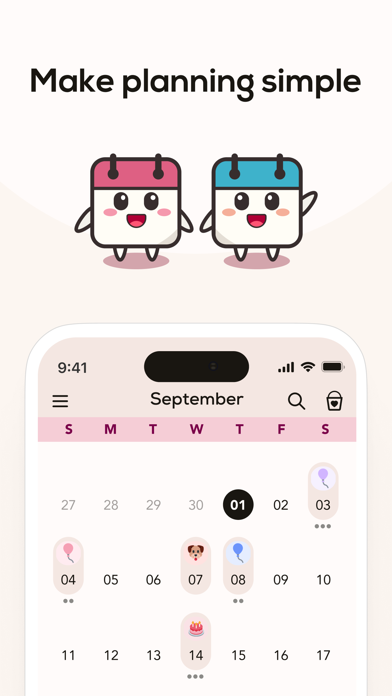 PlanPop: Shared Calendar App screenshot 1