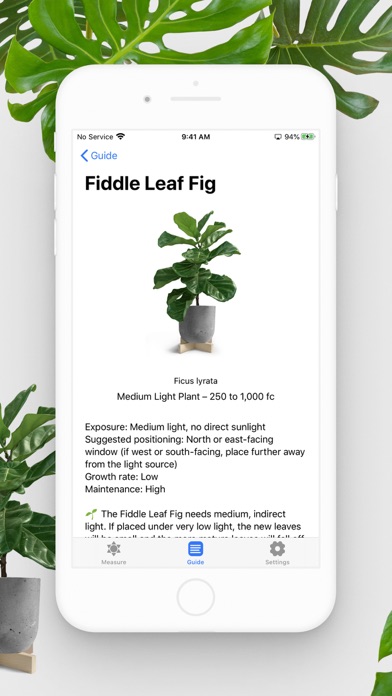 Plant Light Meter screenshot 2