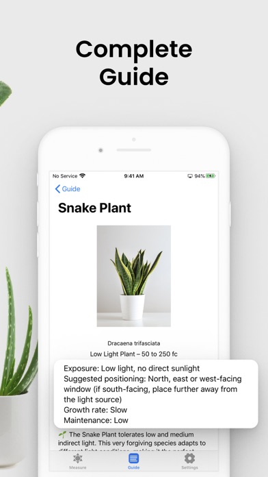 Plant Light Meter screenshot 4