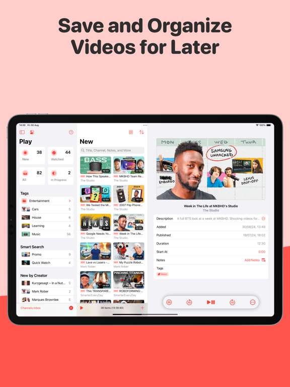 Play: Save Videos Watch Later screenshot 10