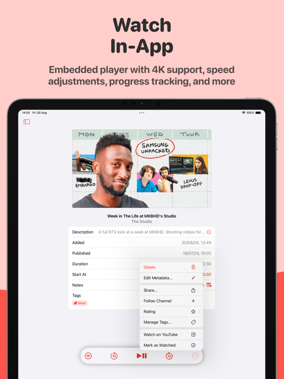 Play: Save Videos Watch Later screenshot 7