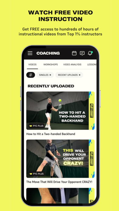 PlayYourCourt - Play Tennis screenshot 1