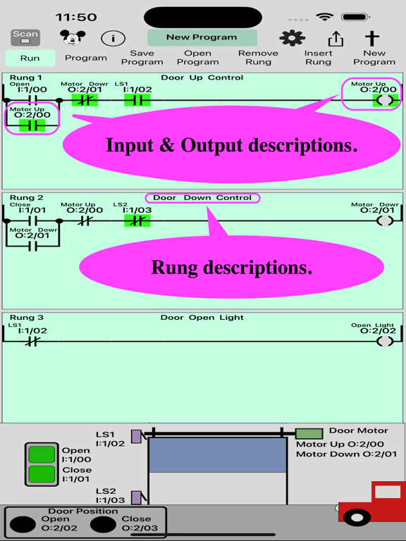PLC Simulator 2, Ladder Logic screenshot 8