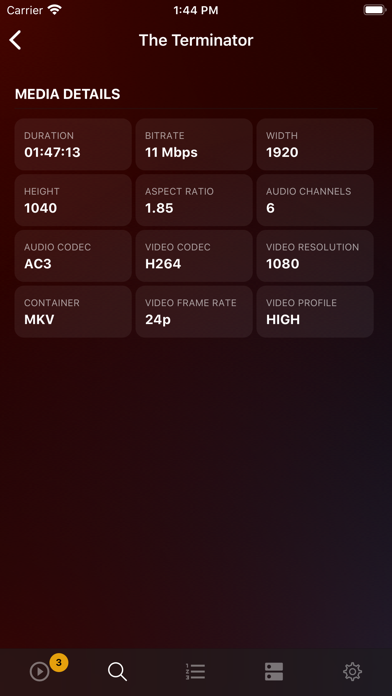 Plex Dash screenshot 2