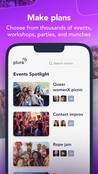 Plura: Meet Partners & Friends screenshot 5