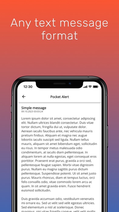 Pocket Alert – notifications screenshot 1