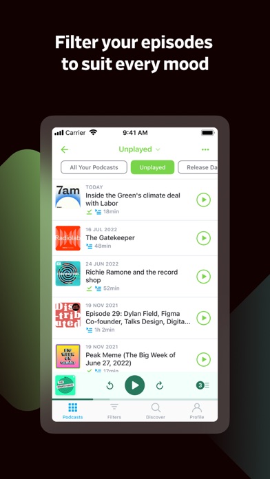 Pocket Casts: Podcast Player screenshot 4