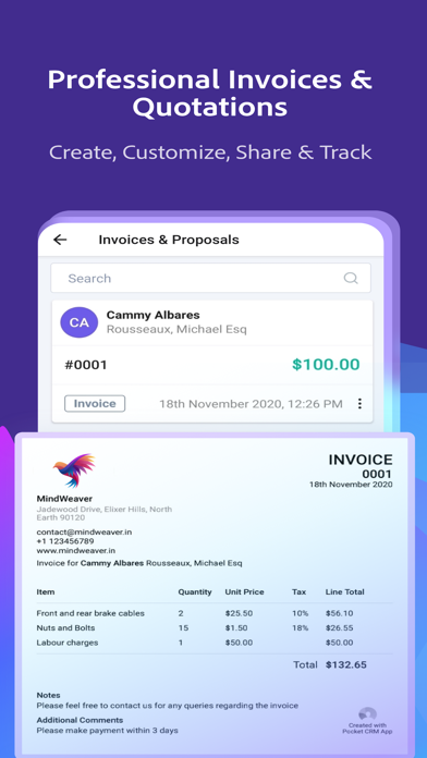 Pocket CRM - Customers & Leads screenshot 7