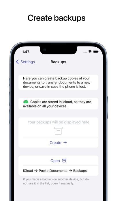 Pocket Docs - Document Storage screenshot 1