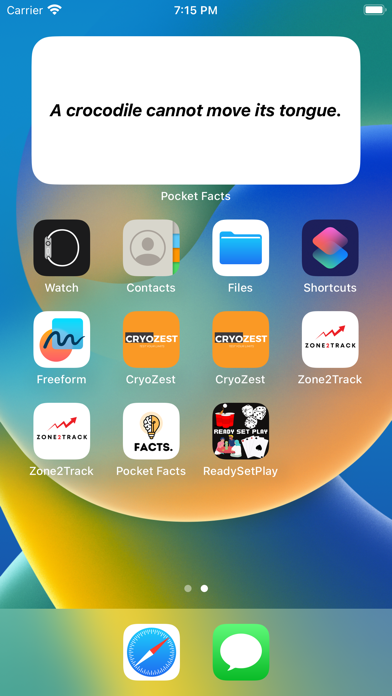 Pocket Factz screenshot 1