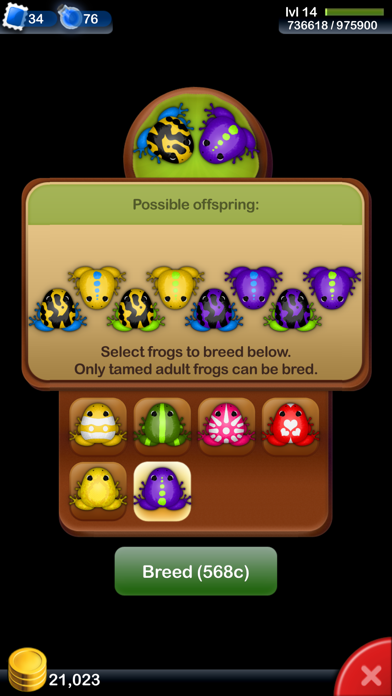 Pocket Frogs: Tiny Pond Keeper screenshot 2