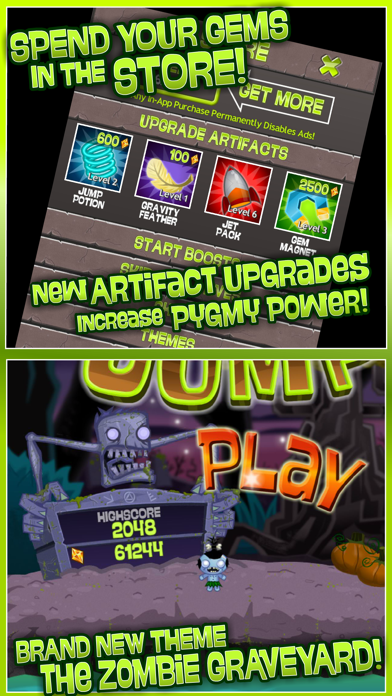 Pocket God: Ooga Jump screenshot 1