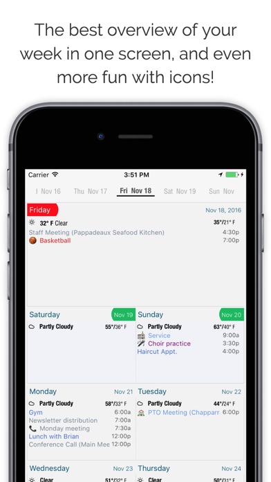 Pocket Informant screenshot 1