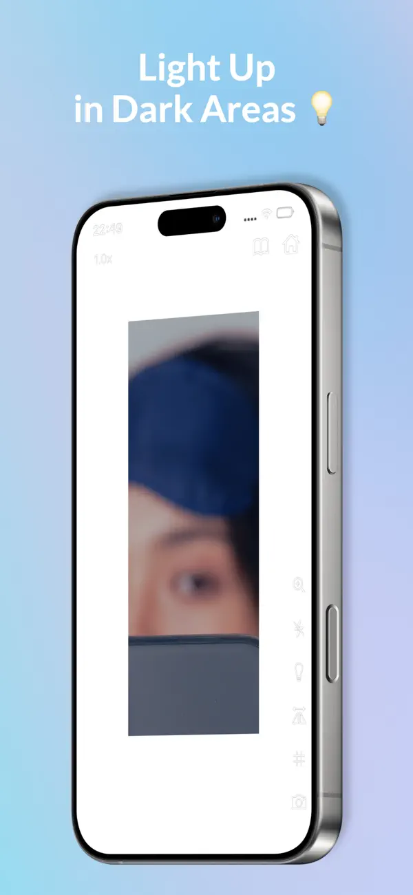 Pocket Mirror: HD Light & Zoom screenshot 2