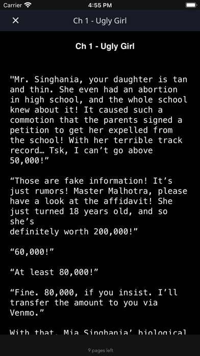 Pocket Novel screenshot 1