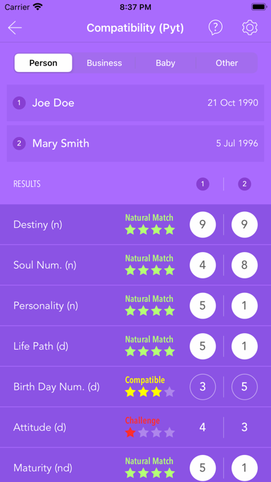 Pocket Numerology screenshot 1