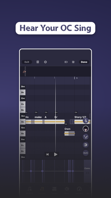 Pocket Singer - My OC sings！ screenshot 2