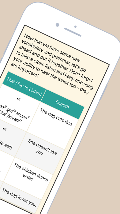 Pocket Thai Speaking screenshot 1
