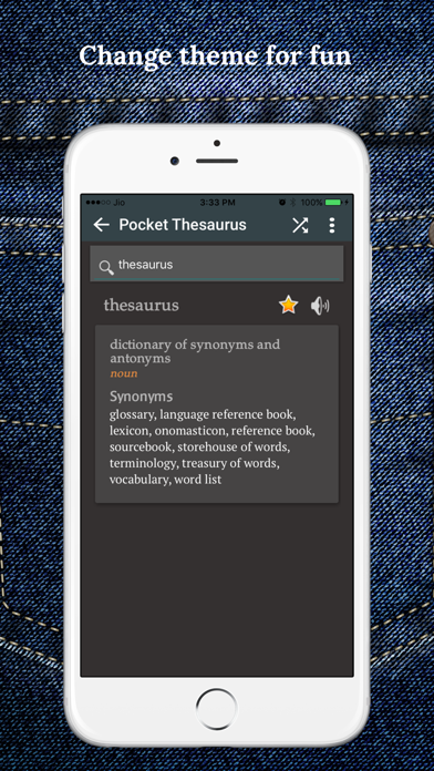 Pocket Thesaurus screenshot 1