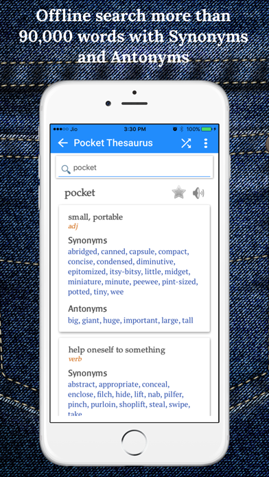 Pocket Thesaurus screenshot 5