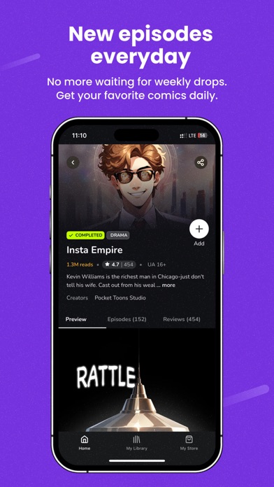 Pocket Toons: Webtoons & Manga screenshot 3