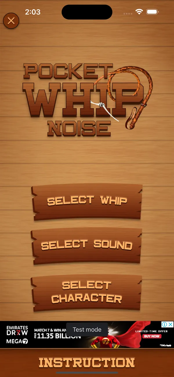 Pocket Whip Noise screenshot 2
