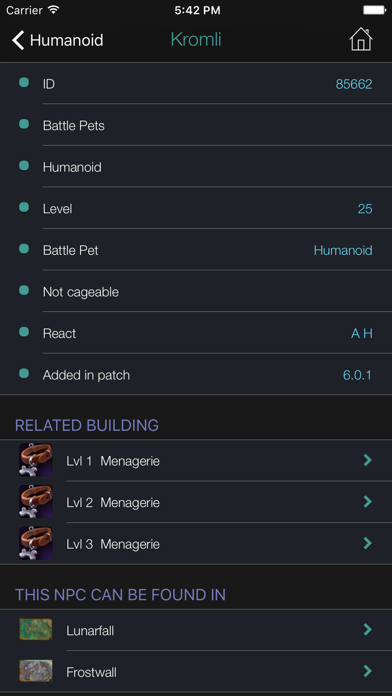 Pocket Wiki for WoW screenshot 5