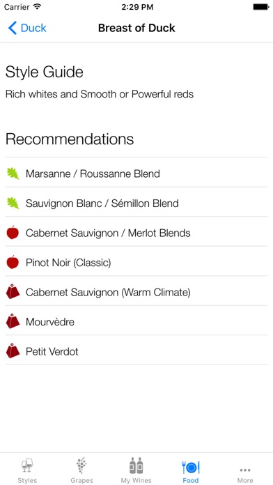 Pocket Wine Pairing: Sommelier screenshot 2